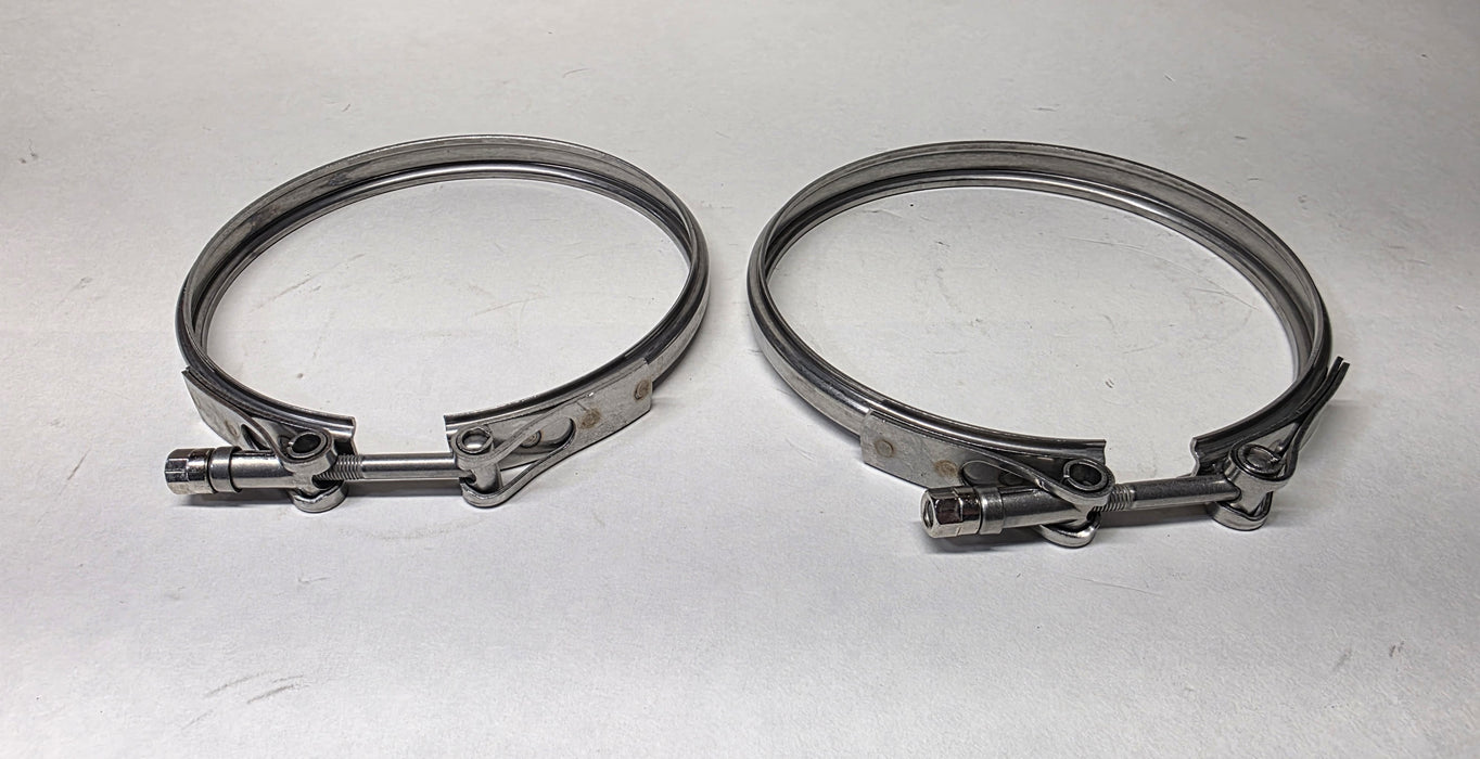New 07-23 6.7L Dodge Cummins HE351VE and HE300VG V-Band Clamps Stock Turbo