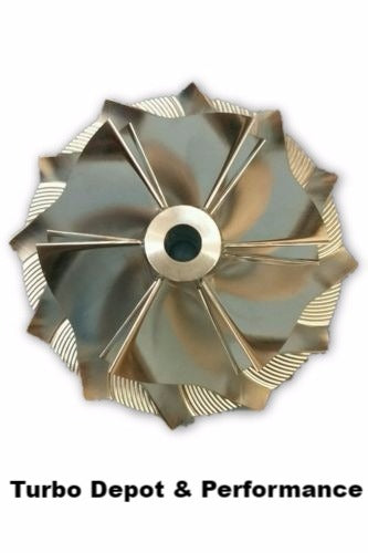 New Chevy Duramax 6.6L LB7 01-04 Stock 6+6 Turbo Billet Compressor Wheel image 0