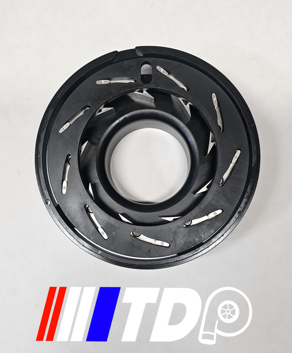 2015-2019 6.7L Ford Powerstroke Stock Turbo Vane Cage Unison Ring and Vanes image 0
