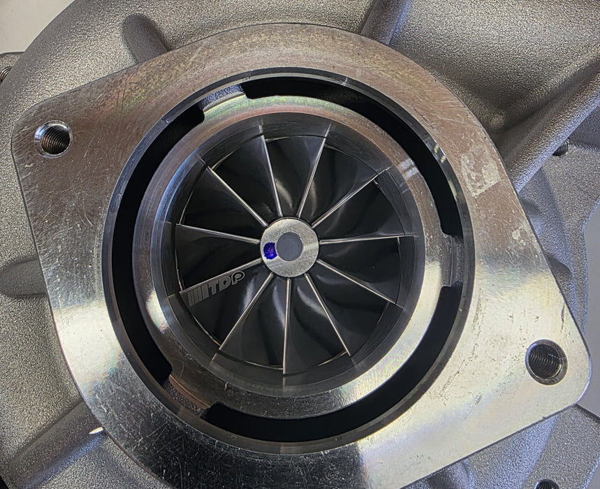 17-23 Chevy Duramax L5P Machined Comp Cover W 64mm Billet Wheel/10 Blade Turbine