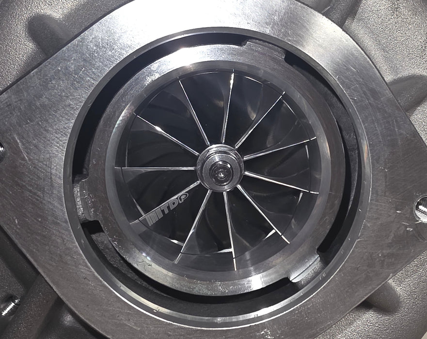 New 64MM Billet Wheel and 9 or 10 Blade Turbine for 17-23 6.6L Chevy Duramax L5P Turbo