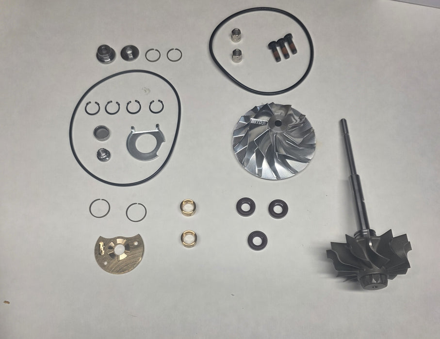 6.7L Cummins ISL 8.9L 2013 PX9 PACCAR HE300VG W Upgraded Billet Wheel/10 Blade Turbine Rebuild Kit
