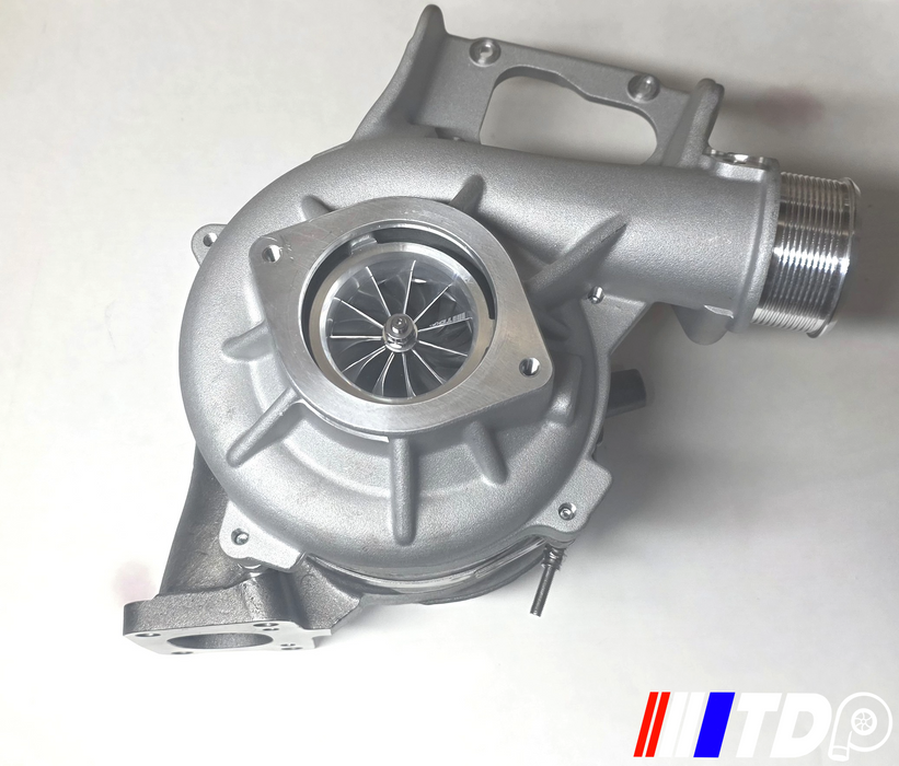 New 64MM Billet Wheel and 9 or 10 Blade Turbine for 17-23 6.6L Chevy Duramax L5P Turbo