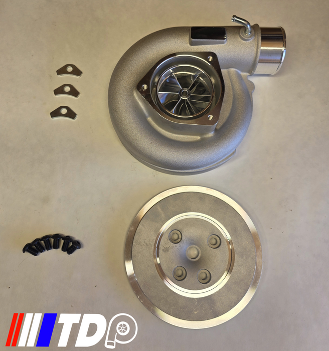 01-04 LB7 6.6 Duramax 67mm Compressor Cover, Backplate, and 67mm Billet Wheel