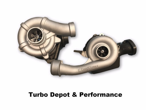 6.4L 08-10 Ford Powerstroke Borg-Warner Compound Remanufactured Turbos image 0